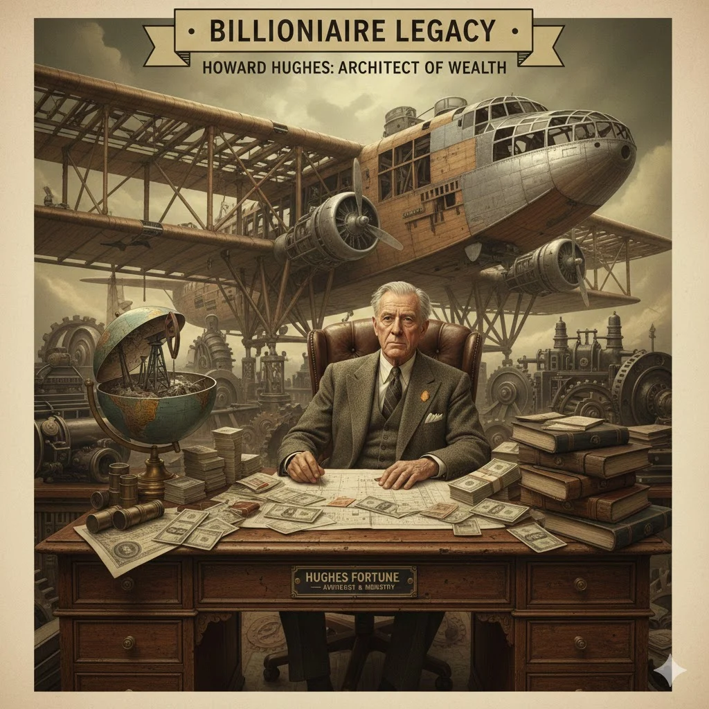 howard hughes net worth