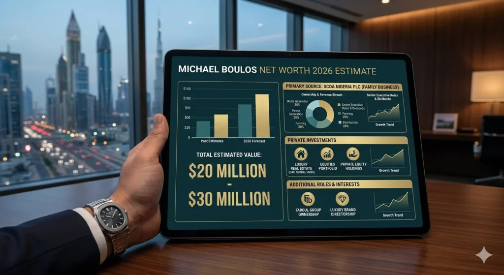 Michael Boulos net worth