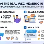 wsg meaning in text
